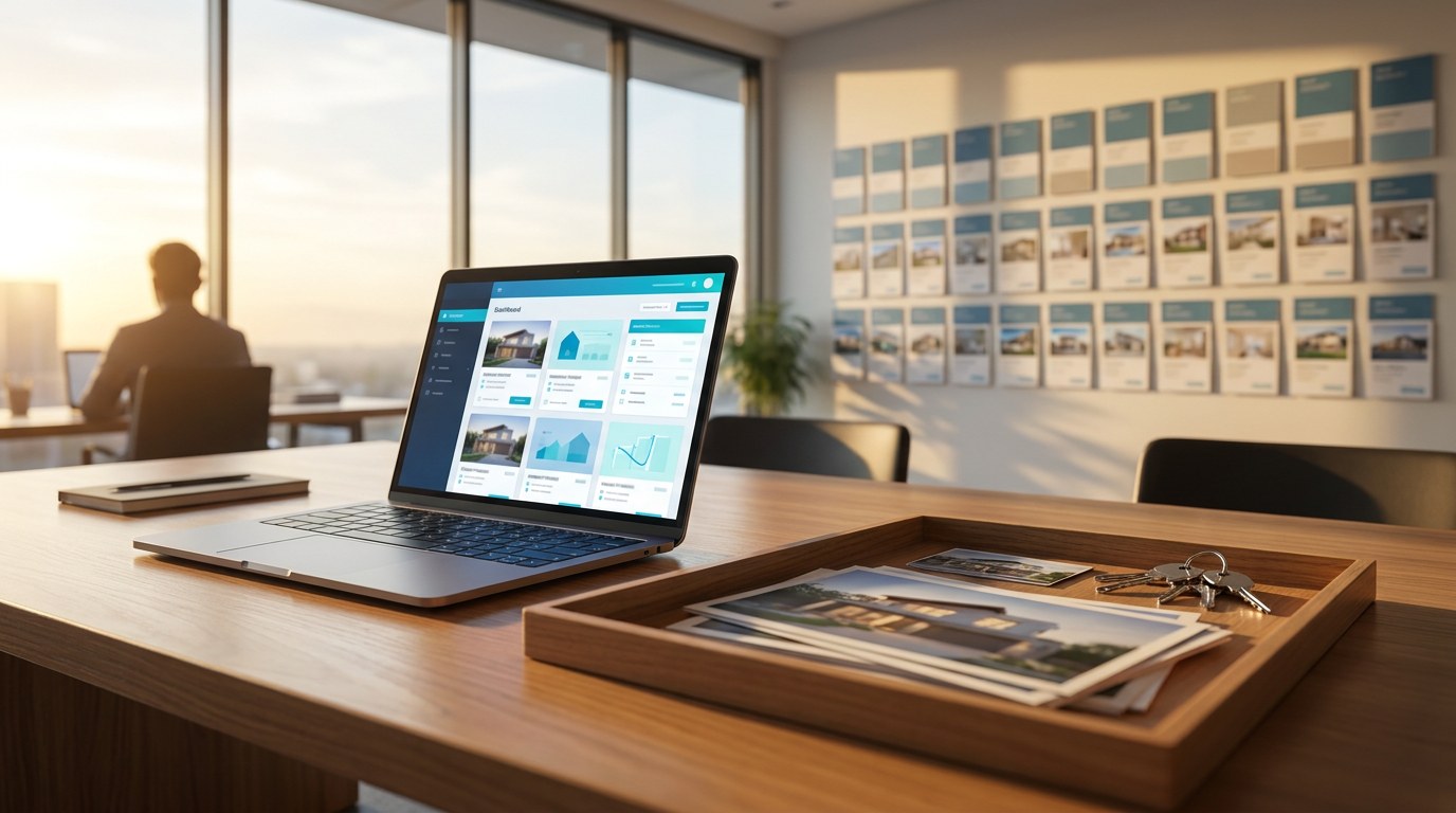 Agence immobilière diffusant ses annonces dans les groupes Facebook